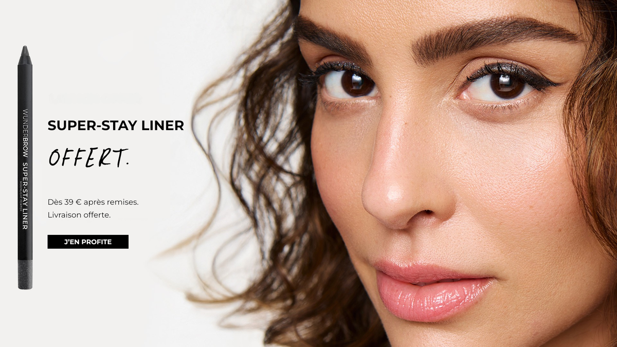 SUPER-STAY LINER OFFERT. Dès 39 € d’achats après remises + livraison offerte. Choisissez votre teinte dans le panier.
